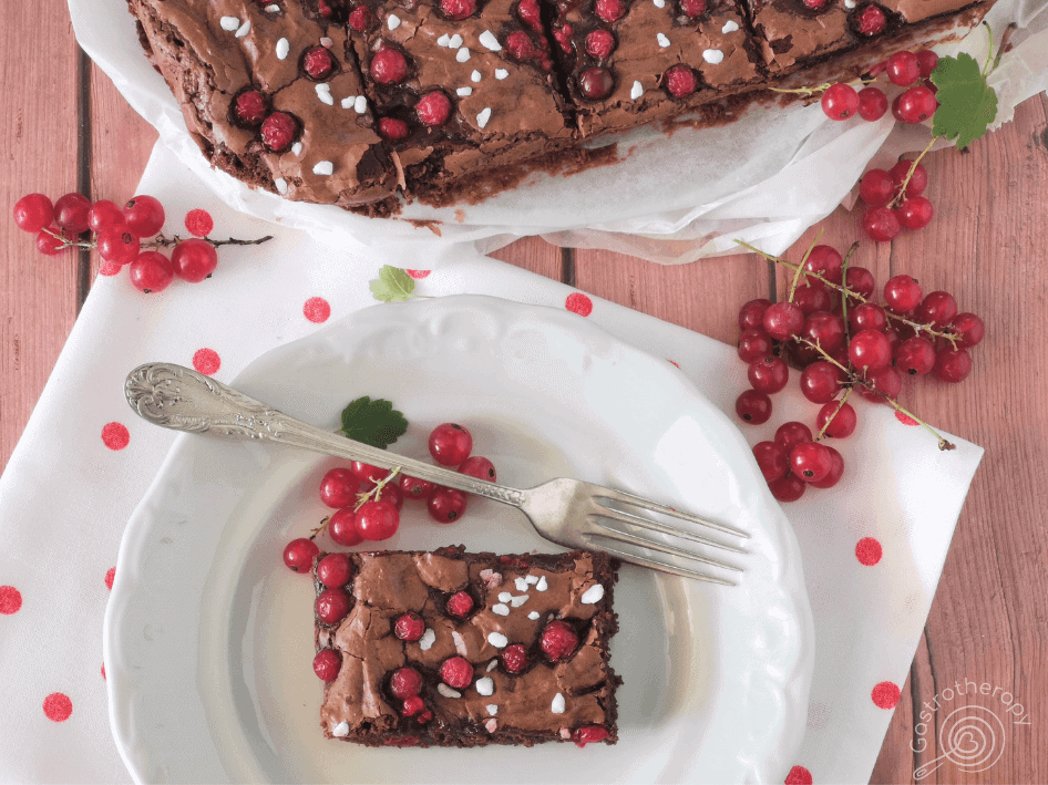 Ribizlis brownie, a tökéletes nyári desszert