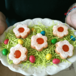 linzer tészta recept, linzer karika házi baracklekvárral