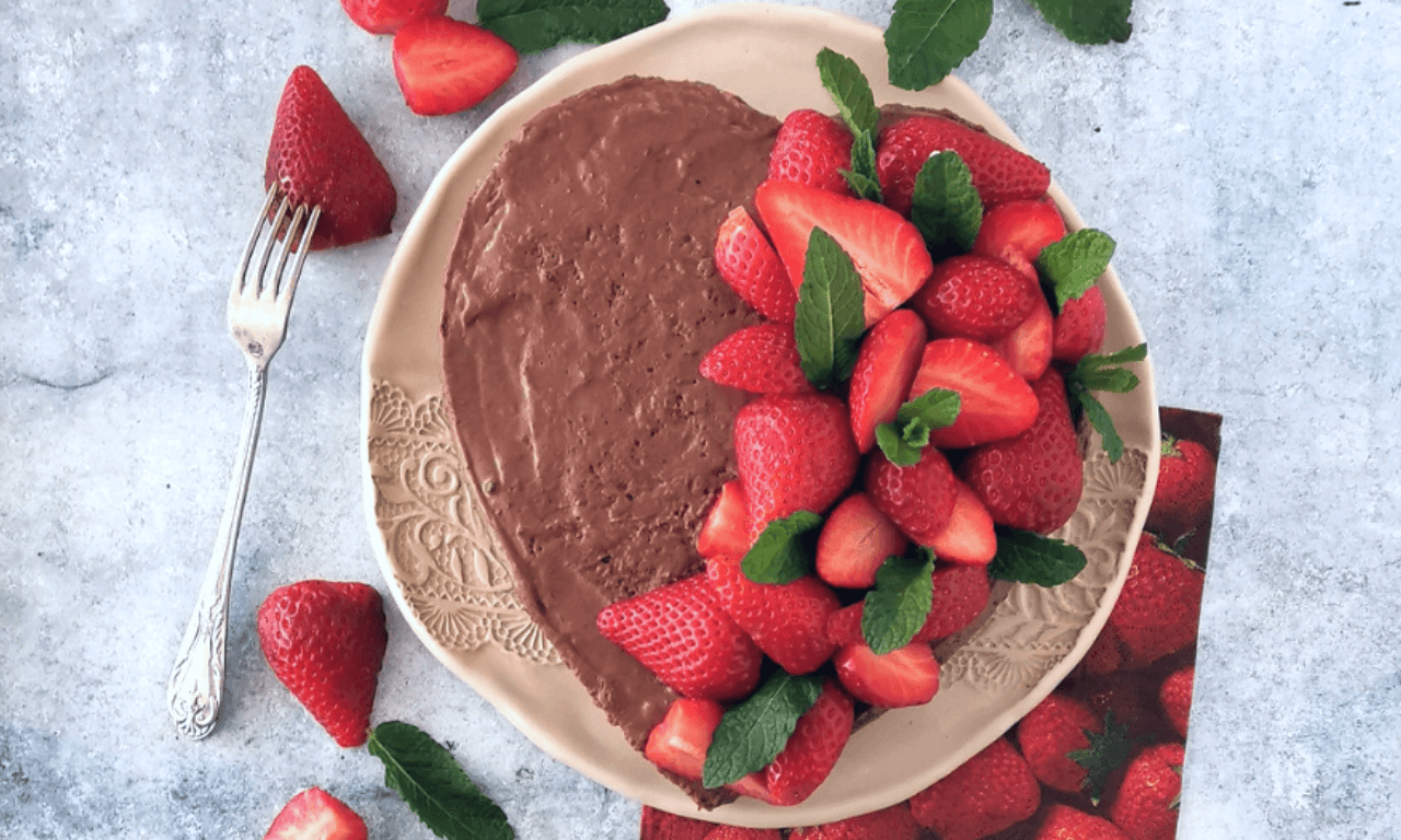 Epres csokimousse torta